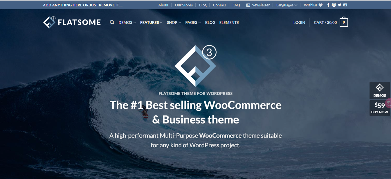 WordPress 主题 Flatsome v3.18.2 破解版下载