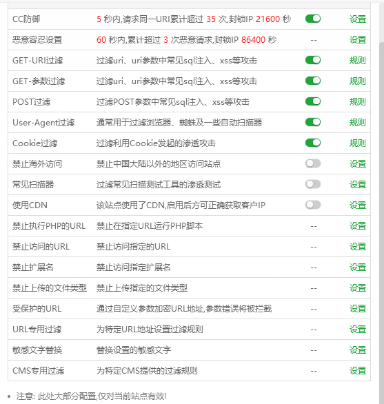 宝塔面板教程大全–宝塔Linux面板Nginx防火墙插件使用教程