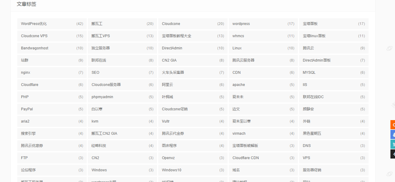 wordpress给没有tags页面的主题添加TAG页面