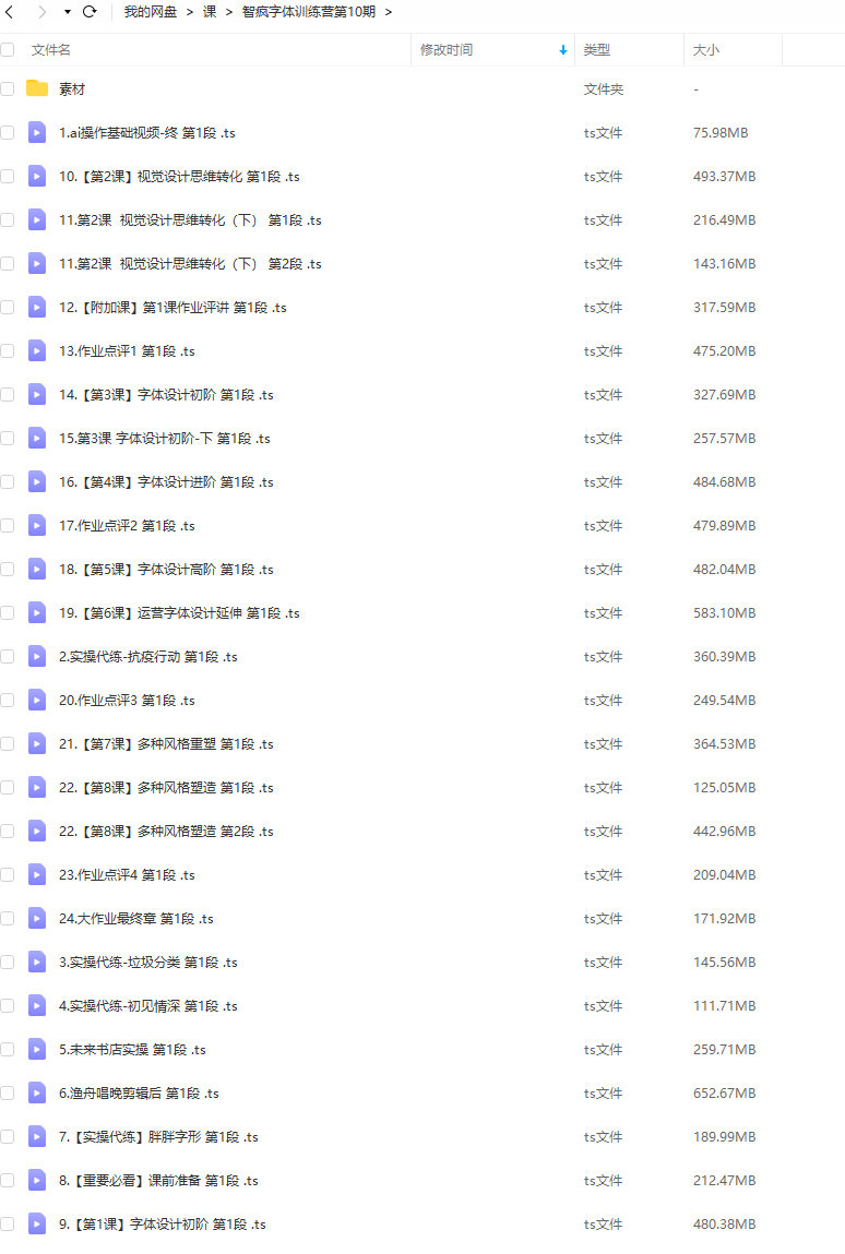 智疯字体训练营第10期2022年