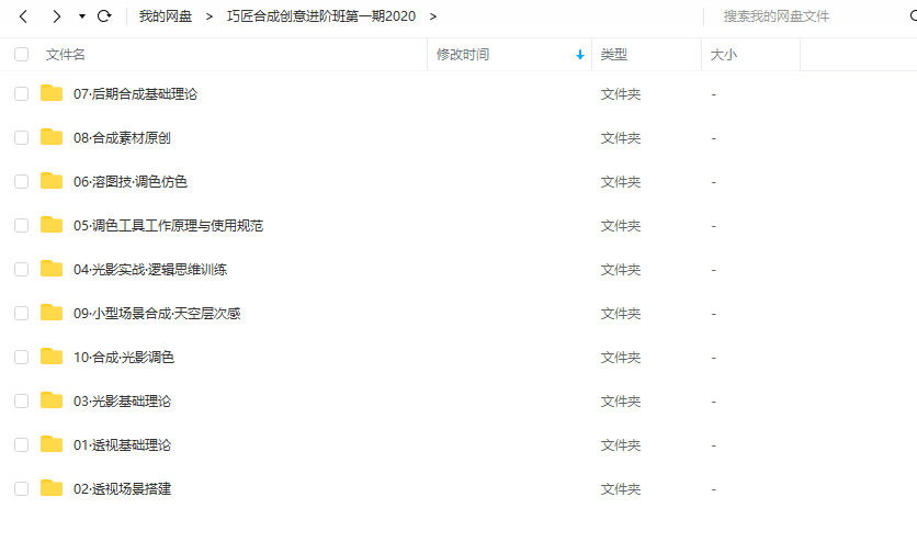 巧匠合成创意进阶班第1期2020年8月结课